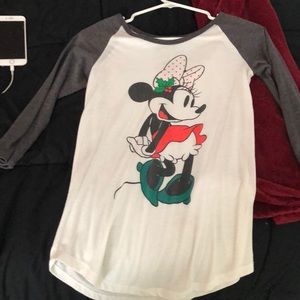 christmas minnie mouse shirt
